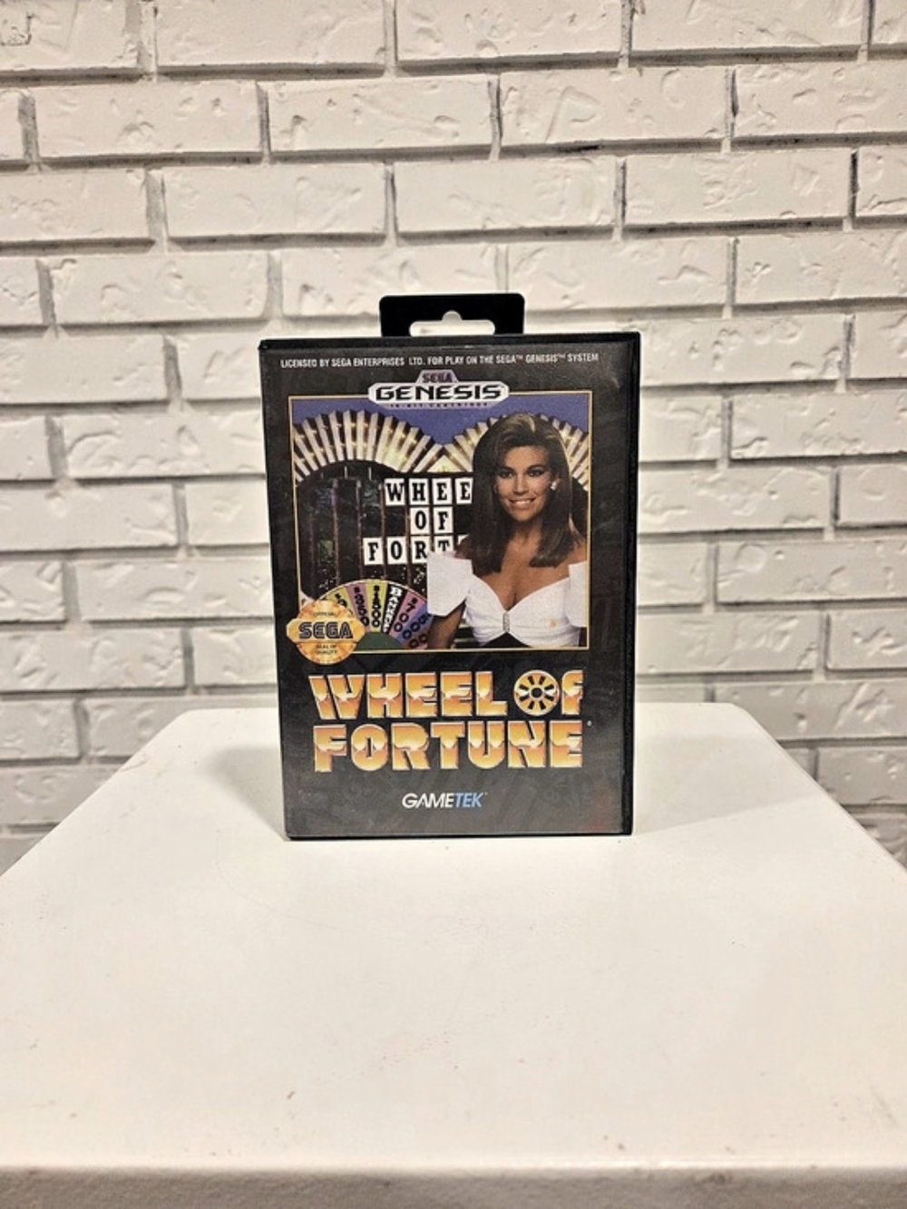 Sega Wheel of Fortune Genesis Game with Manual